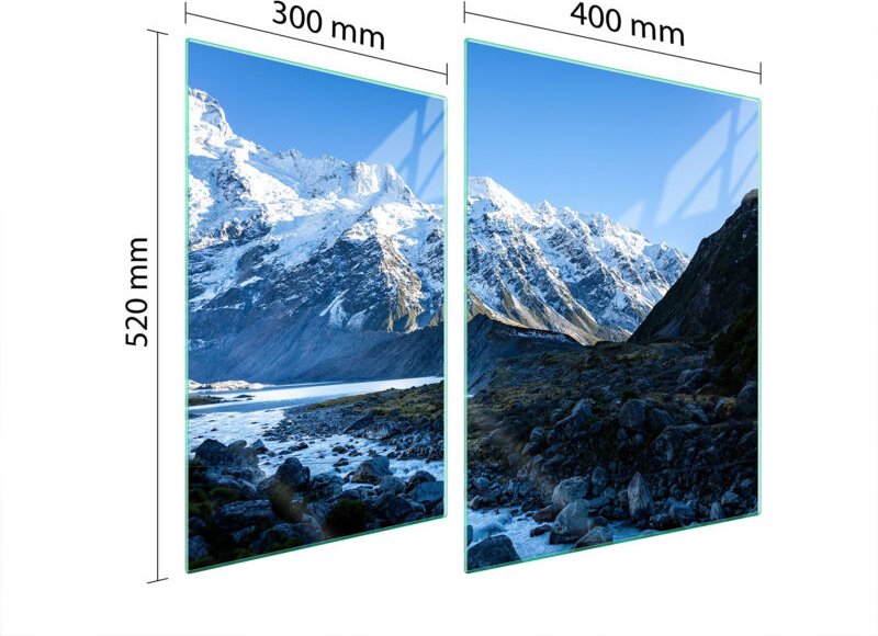 GLASSCHUTZPLATTE FÜR HERD 70x52 OBEN