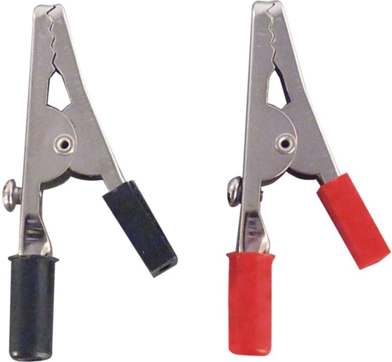 Krokodilklemmen Blech - 5 rote, 5 schwarze - SODISTART - 04128