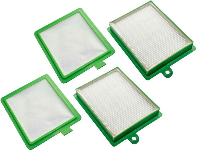 Filter-Set kompatibel mit Philips FC8031, Specialist, Performer, Jewel, Marathon Staubsauger - 4x Filter (HEPA-Filter, M...