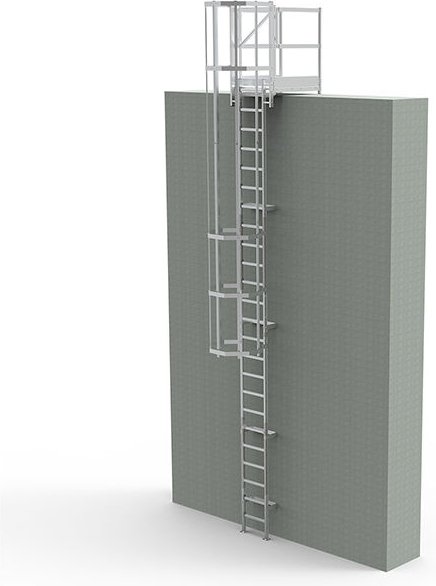 Matisère - Steigleiter mit Ausstiegstritt 0.80m - Steighöhe 2.70 bis 3.10m - CS31-CPSH-080