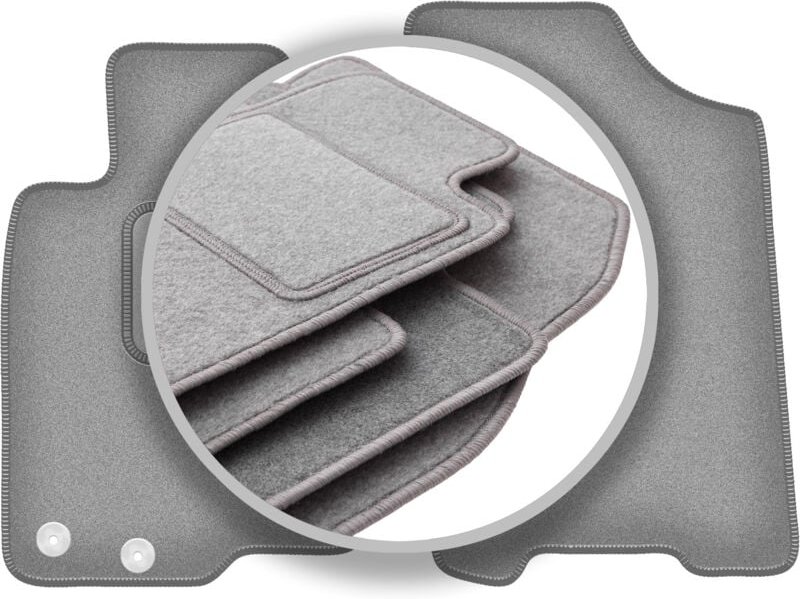 Graue Automatten für: Nissan Navara IV Pickup (2014-)