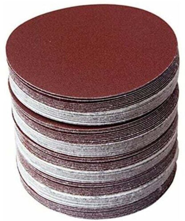 120 Stück/Set 6 Zoll 150 mm runde Schleifpapierscheiben Sandblätter Körnung 80/100/120/180/240/320 Schleifscheibe und Ha...