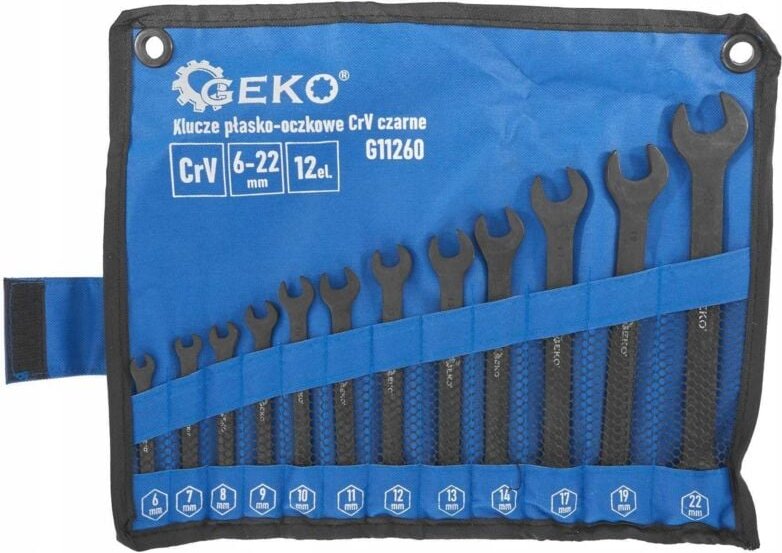 CRV Ringmaulschlüssel - schwarz 6-22mm 12 Stück (20)