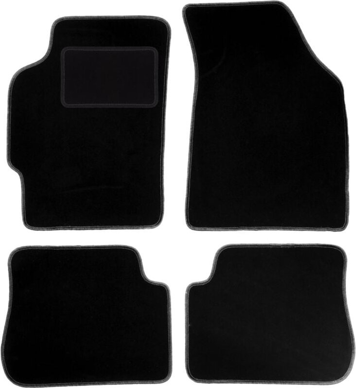 Schwarze Veloursmatten für: Kia Shuma Limousine (1997-2004)