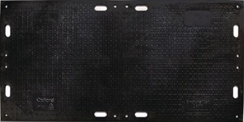 Bodenschutzmatte Enduramat 2400 L2400xB1200xH12mm Recycled Plastic 32 kg Tragkraft 80 t