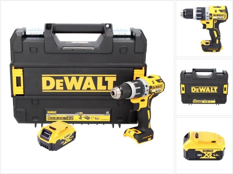 Dcd 796 nt Akku Schlagbohrschrauber 18 v 70 Nm Brushless + 1x Akku 5,0 Ah + tstak - ohne Ladegerät - Dewalt
