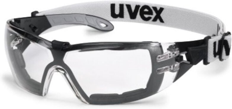Uvex - pheos 9192680 Schutzbrille inkl. UV-Schutz Grau, Schwarz en 166, en 170 din 166, din 170