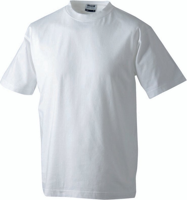 Jn T-Shirt Round-T Heavy JN002 100%BW, white, Größe m