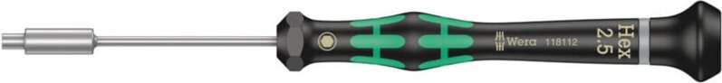 Elektronik-Schraubendreher Außensechskant 2,5 mm - Wera