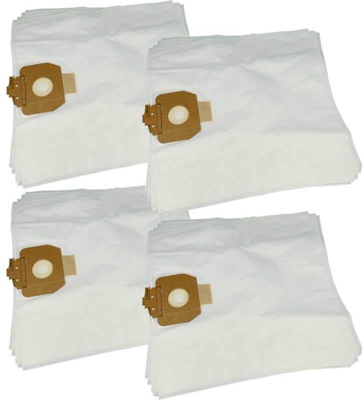20x Staubbeutel kompatibel mit PowerPlus powx 109, s 85, 322, 320, 3230 Staubsauger - Mikrovlies, 43cm x 41cm Weiß - Vhb...