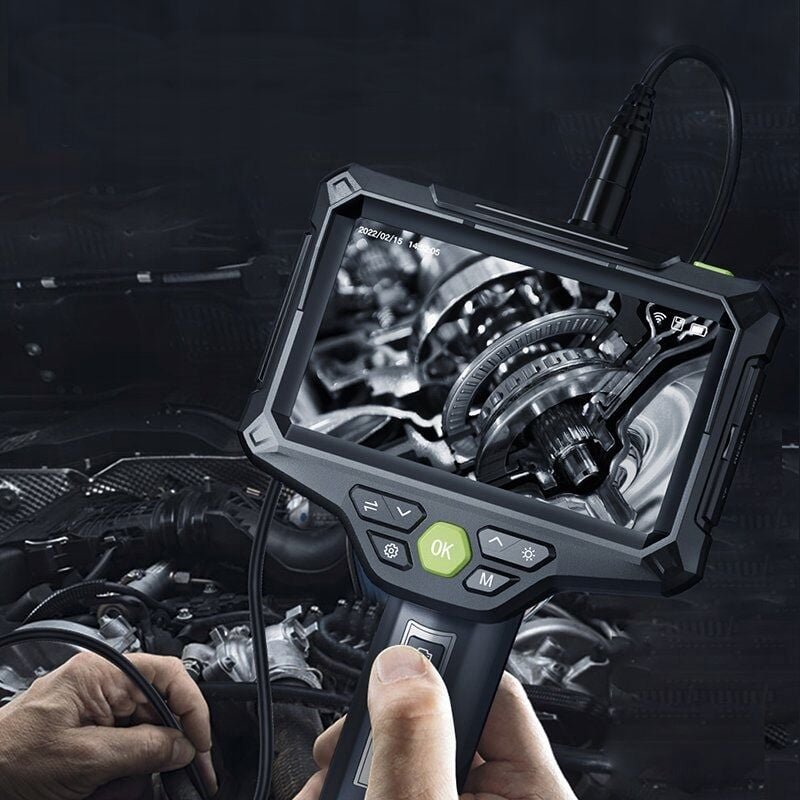 ENDOSKOP-INSPEKTIONSKAMERA STARR 5M DOPPELKABEL 5,5mm 9LED 32GB SD 5M