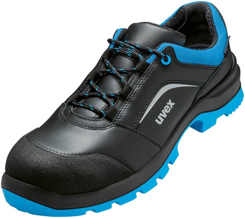 Uvex - 2 xenova Sicherheits-Halbschuh Gr.48 W11 S3L esd sr schwarz/blau 9555.2