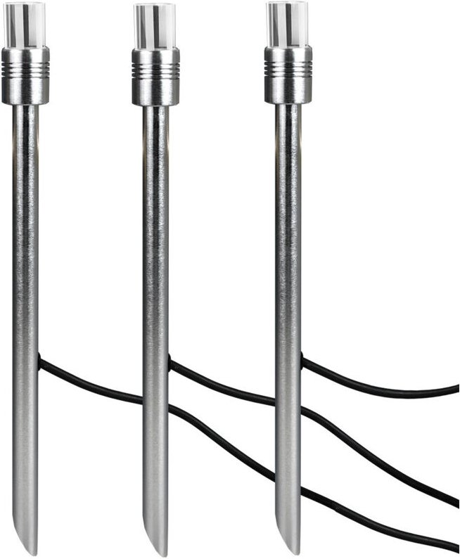 Garden Zone - Ambleside Starter Kit inklusive 3 x 12 v Umgebungslicht und 3 x Spikes, IP54