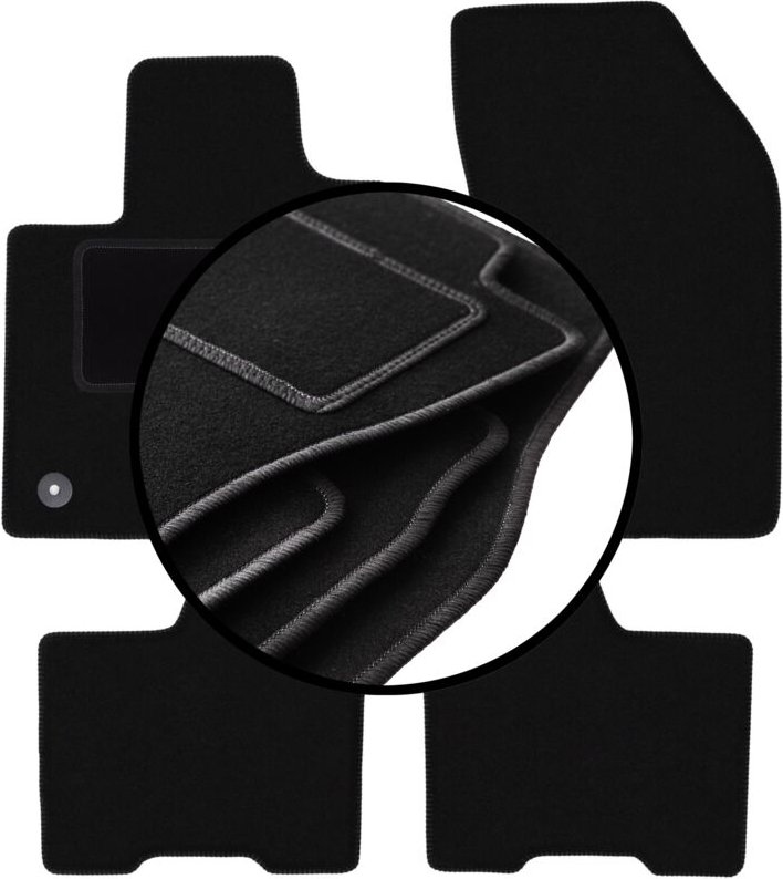 Komplettset Veloursmatten für: Jeep Renegade II SUV (2018-)
