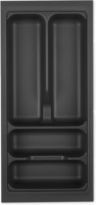 Thumbnail - So-tech - orga-box viii Besteckeinsatz Besteckkasten 211 x 480 mm Lavagrau mit Perlstruktur für 30er Schränke in Häcker ...