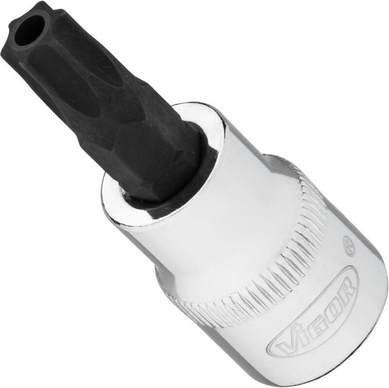 Thumbnail - VIGOR Schraubendrehereinsatz, 3/8 (10 mm) Vierkant hohl, Tamper Resistant TORX Profil, SW T45H
