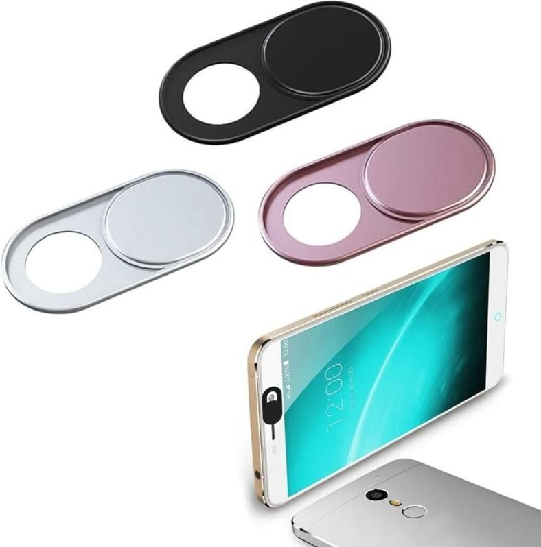 Ahlsen - Computer-Kamera-Abdeckung – 3 Stück Metall-Webcam-Abdeckung – sehr dünne Kamera-Abdeckung – Laptop-Webcam-Abdec...