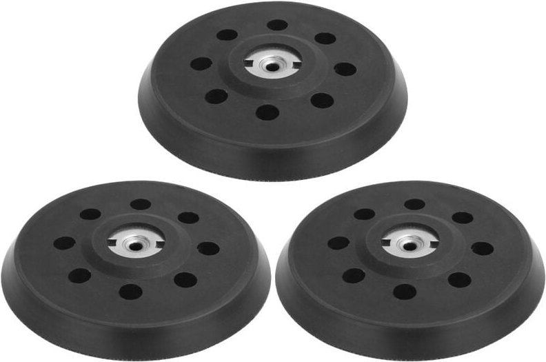 Trade-Shop Klett Schleifteller / Stützteller / Haftteller 125mm kompatibel mit Metabo Exzenterschleifer, Ersatz für Meta...