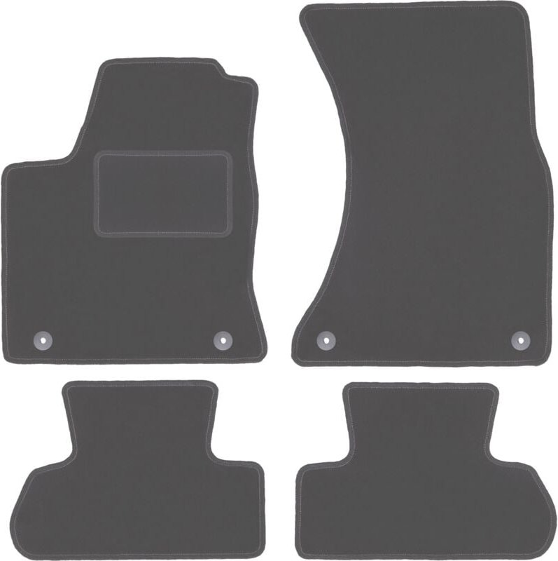 Graphit-Fußmatten für: Audi Q5 I SUV (2008-2017)