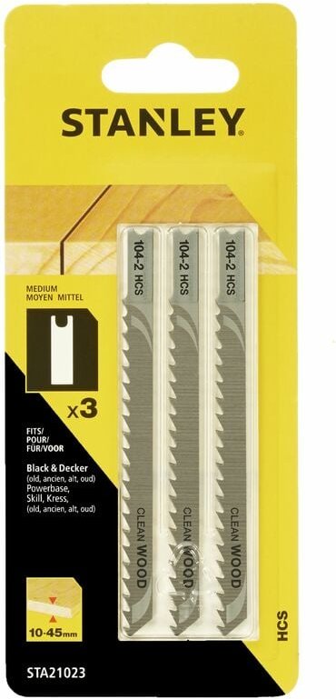 3 HCS-Klingen für feinen und geraden Schnitt STY-STA21023-XJ