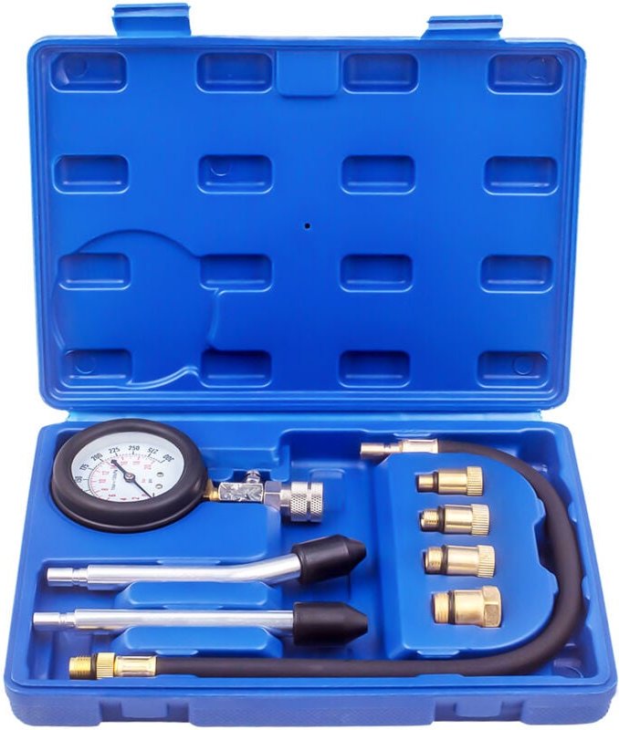 8tlg Benzin Motor Zylinder Druck Tester Auto Compression Gauge Test Kit