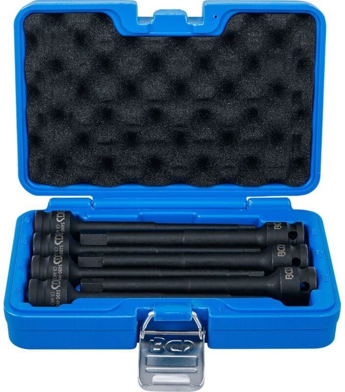 Kraft-Bit-Einsatz-Satz Länge 150 mm Antrieb Innenvierkant 12,5 mm (1/2") Innensechskant 5 - 14 mm 7-tlg.