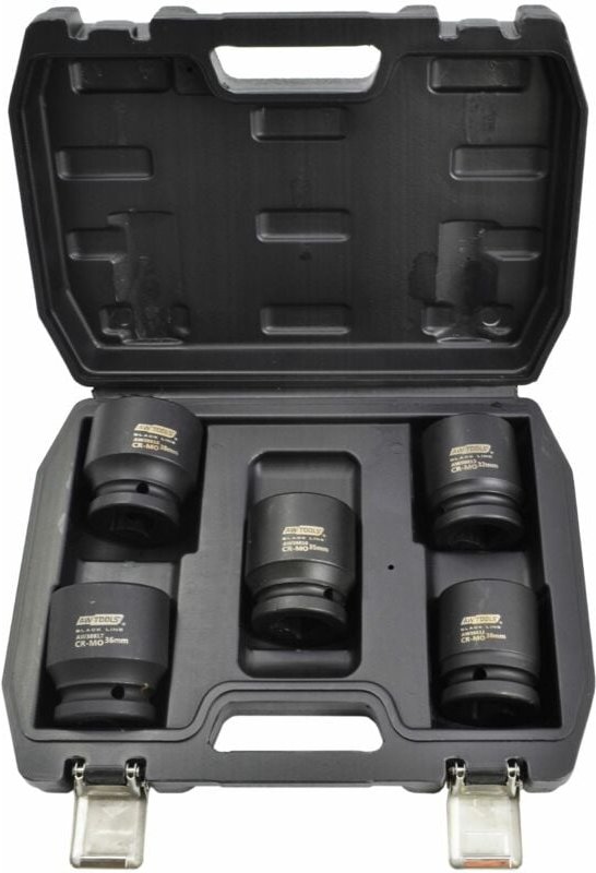 Awtools zestaw nasadek udarowych 3/4' 5cz. schwarze Linie