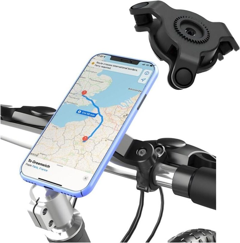 Thumbnail - Stoßdämpferhalterung für Motorrad-Handy, Anti-Vibrations-Stoßdämpfer für Motorrad-Handyhalterung, universeller Vibration...