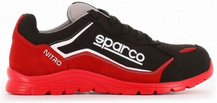 Nitro S3 src Arbeitsschuhe - 38 eu - Schwarz / Rot - Sparco