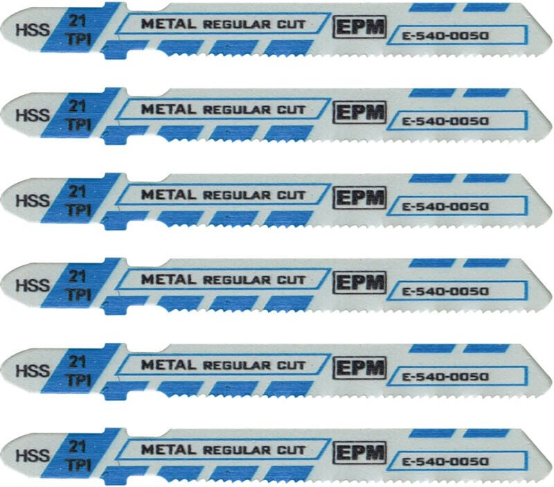 Thumbnail - Stichsägeblatt 51mm 21tpi Metall T118a 5 Stk - E-540-0050