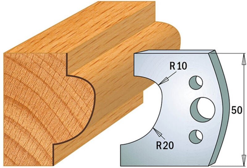 690.504 Paar SP-Messer 50x4mm