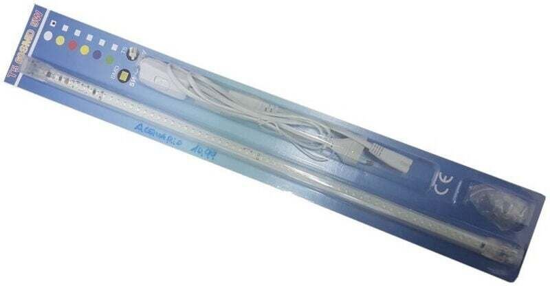 Ymyny - T5 LED-Röhre 60SMD 5W Kaltweiß 220V-240V 50-60Hz mit Halterung 270 Lumen für Aquarium -