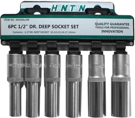 Honiton nasadki 6cz. 1/2" długie 4006