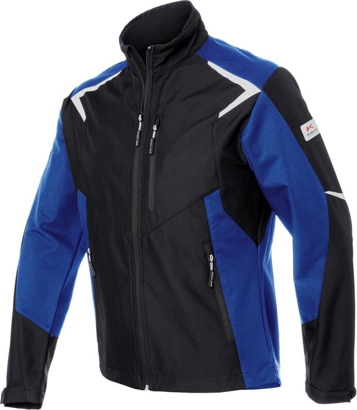 Kübler Softshell Jacke bodyforce schwarz/kbl.blau Gr. xxl