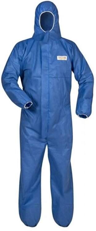 Hekla schutzanzug Tector psa kategorie 3, typ 5/6, blau Gr.XL