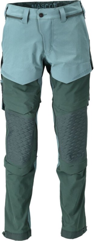 Hose mit Knietaschen 22279-605-3534 Gr. 82C42 helles waldgrün/waldgrün - Mascot