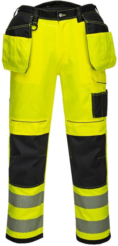 Thumbnail - Hose HV PW3 mit schwebenden Taschen Gelb/Schwarz Kurz L - DE(46) - UK(36)