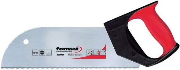 Format - Furniersäge mit 2-Komponenten-Heft 320mm 12Zähne per Zoll