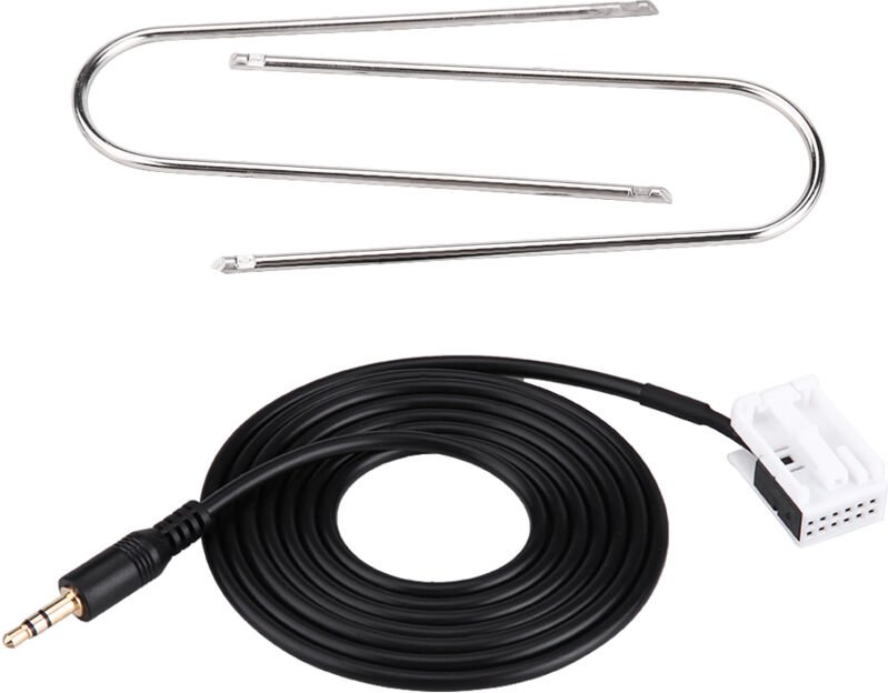 Eosnow - Audio -Kabel -Aux -Kabel, Autohilfslinie 3,5 mm Buchse für Peugeot 307 308 407 C2 C5 Citroen Rd4