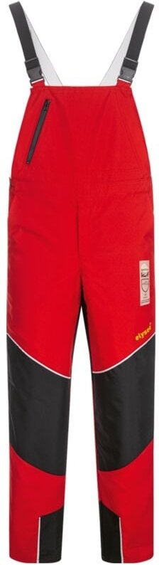 Schnittschutzlatzhose speierling Gr.50 rot/schwarz/gelb Elysee