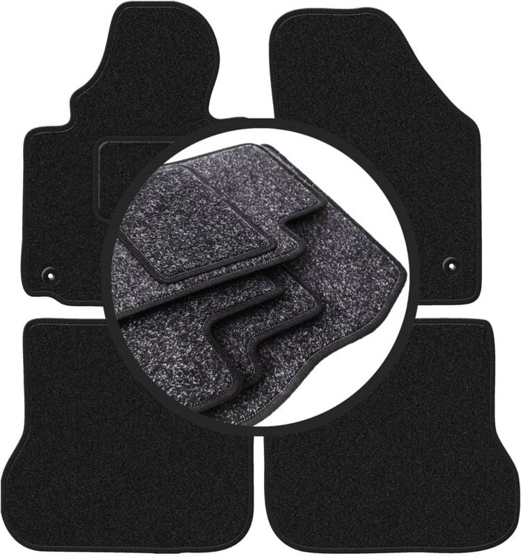 ANTHRA Autofußmatten für: Volkswagen Caddy 2K Minivan (2004-2010)