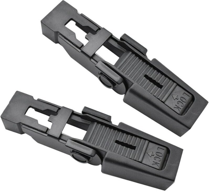 Ahlsen Scheibenwischer-Waschpumpen, 2 Stück, Halteklammer für Frontscheibenwischerarm, Halteklammern