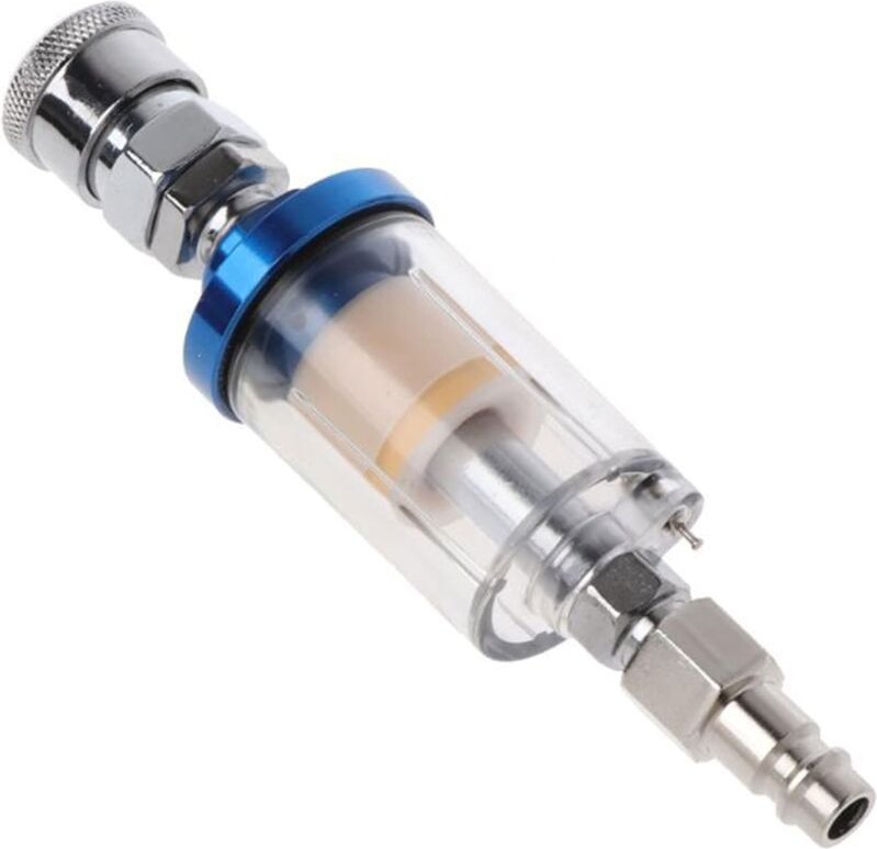 Luft-Öl-Wasser-Abscheider-Filter-Set, 1/4 Zoll Feuchtigkeitsabscheider, Öl-Wasser-Schmiergerät für Kompressor-Pneumatikw...