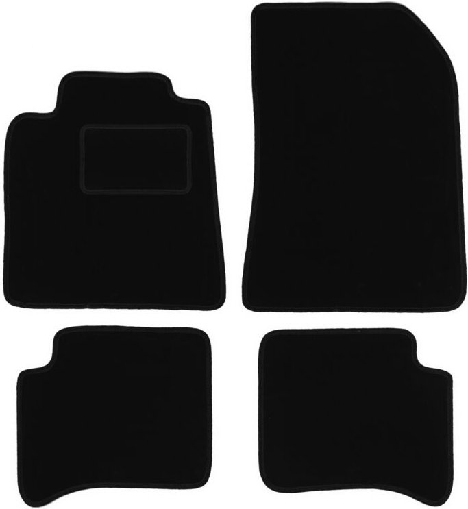 Schwarze Veloursmatten für: Renault Vel Satis Liftback, Fließheck (2001-2010)