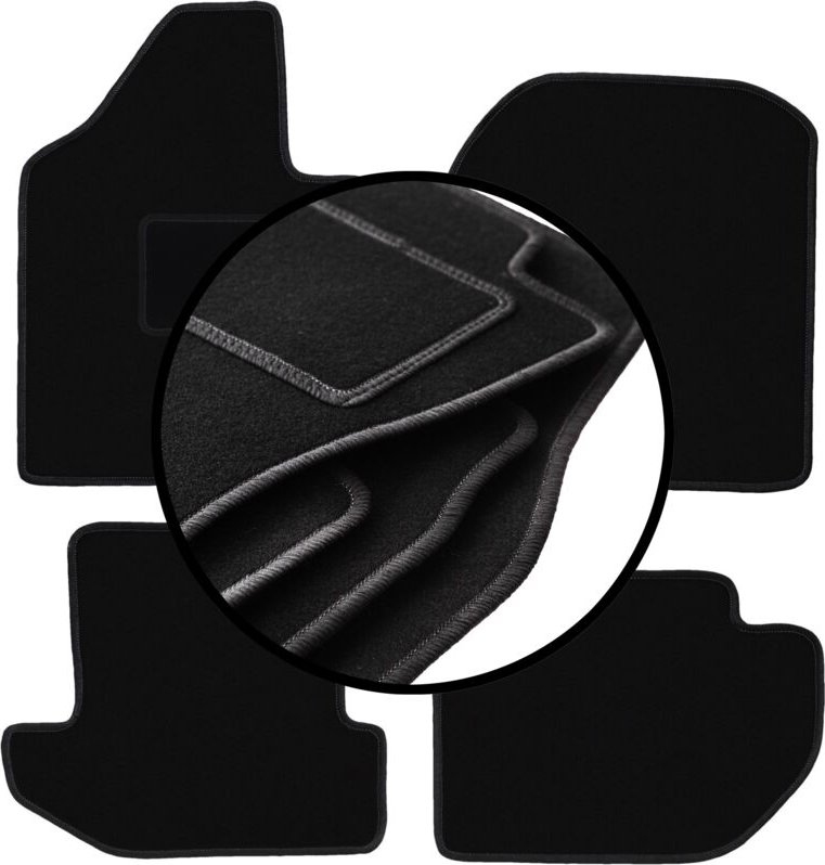 Komplettset Veloursmatten für: Suzuki Samurai Offroad (1981-1998)