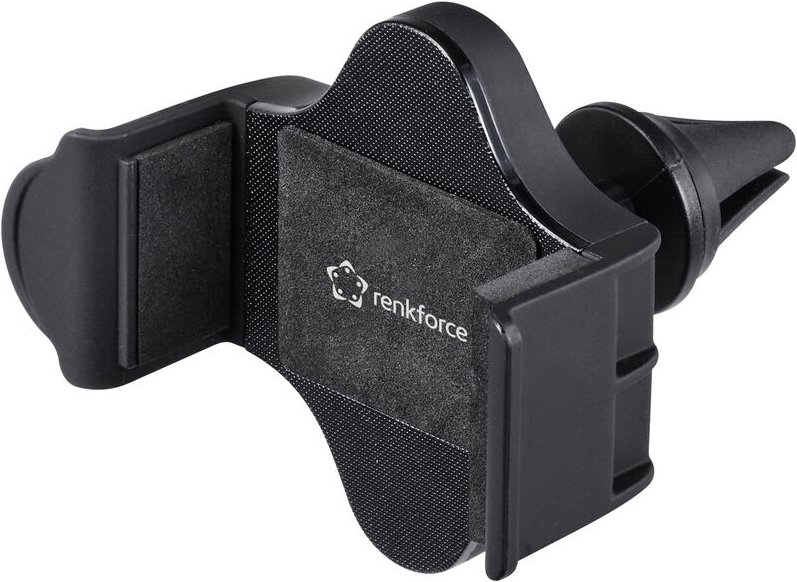 RF-5385148 Lüftungsgitter Handy-Kfz-Halterung 360° drehbar Passend für Breite: 55 - 85 mm - Renkforce