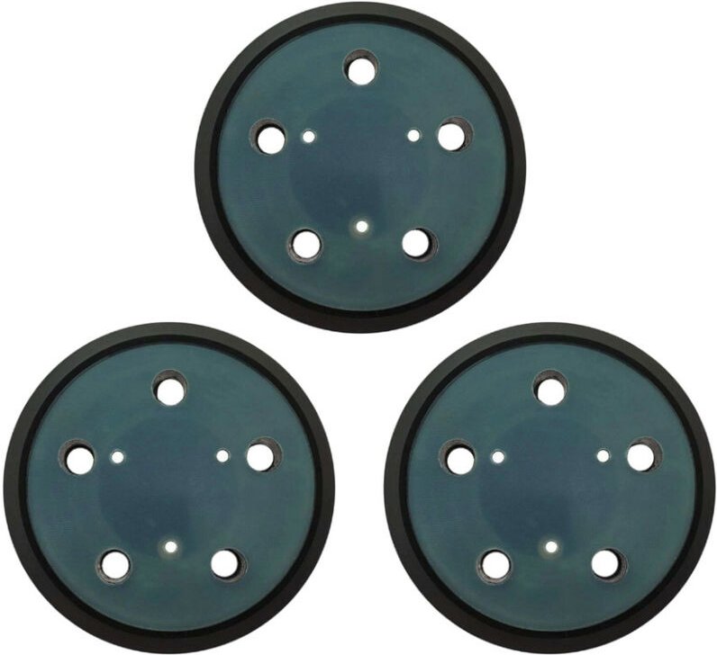 Trade-Shop 125mm Klett Schleifteller 8 Löcher kompatibel mit Porter Cable 332, 333, 333VS, 334 ersetzt 13904, 13909, RSP...