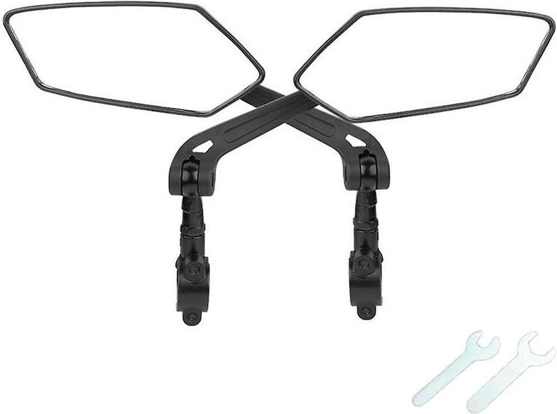 Mountainbike-Rückspiegel, hd, flach, verstellbar, Lenkerspiegel, zusammenklappbares Fahrrad-Reitzubehör