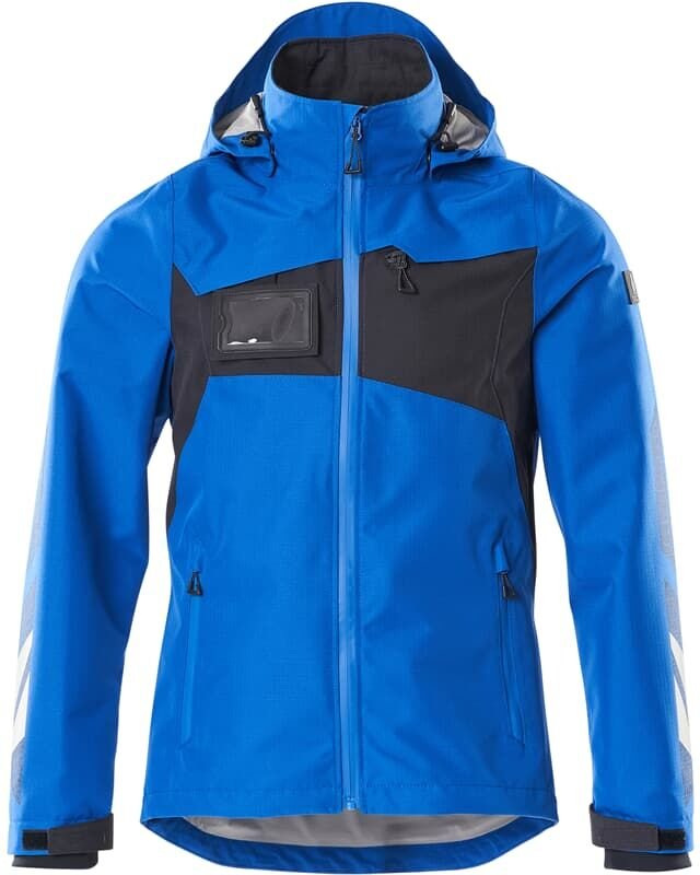 Accelerate Hard Shell Jacke 18301 atmungsaktiv, winddicht und wasserdicht, Farbe: Azurblau/Schwarzblau - 91010, Größe: 2...