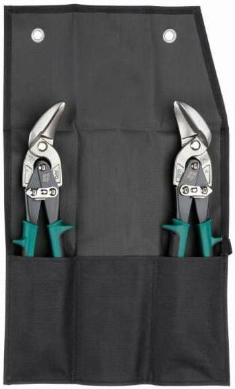 Freund - hochwertige Werkzeugrolltasche (129) bestückt mit 2 Idealscheren, 04670059